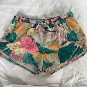 Old Navy Floral Athletic Shorts - Multicolor